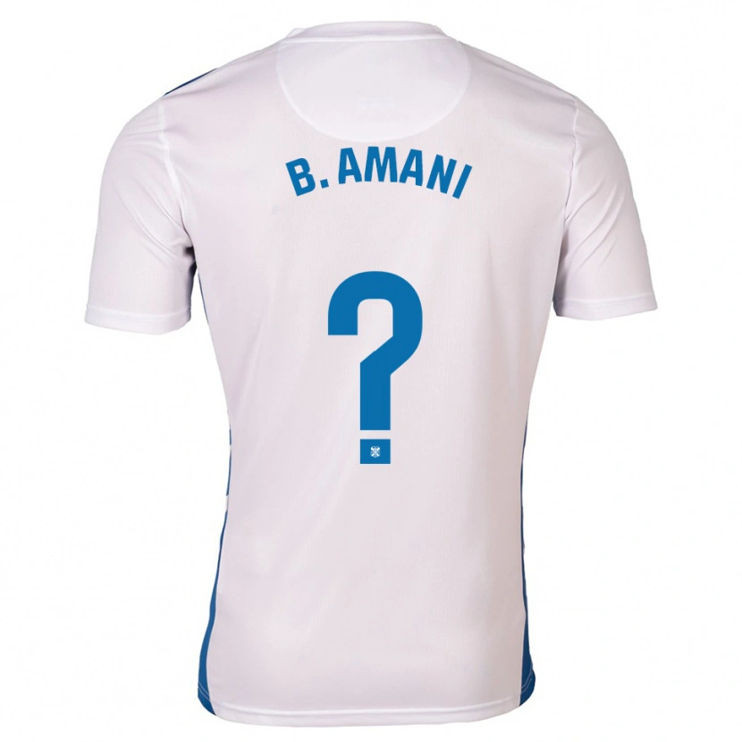 Danxen Mulher Camisola Bernadette Amani Kakounan #0 Branco Azul Principal 2025/26 Camisa