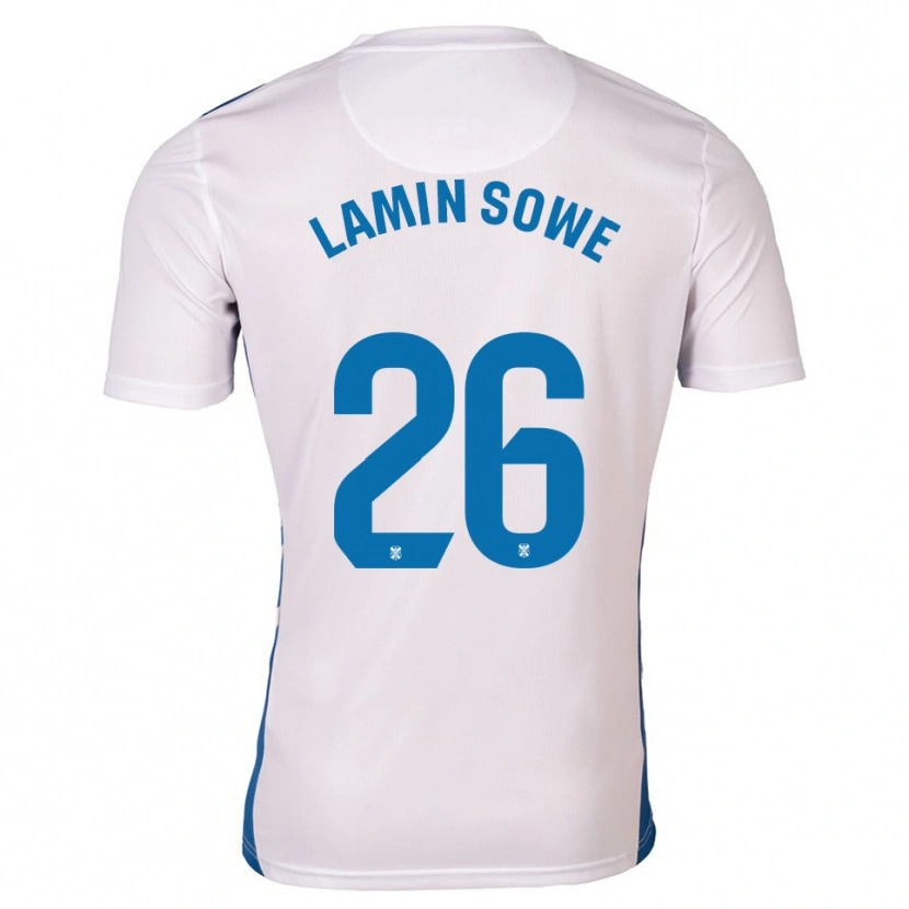 Danxen Mulher Camisola Ba Lamin Sowe #26 Branco Azul Principal 2025/26 Camisa