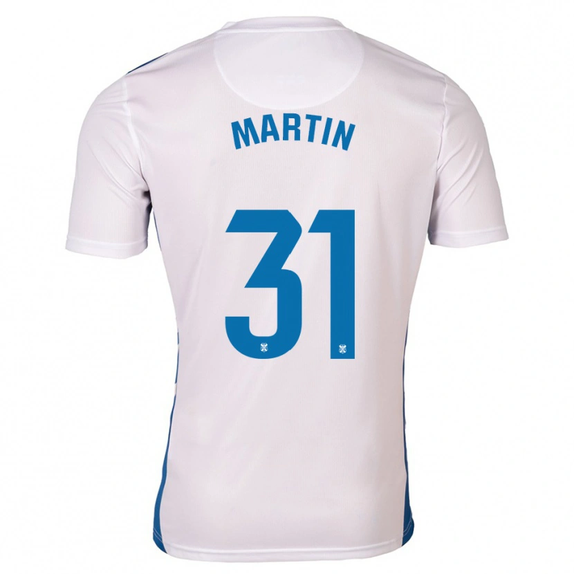 Danxen Mulher Camisola Guille Martin #31 Branco Azul Principal 2025/26 Camisa
