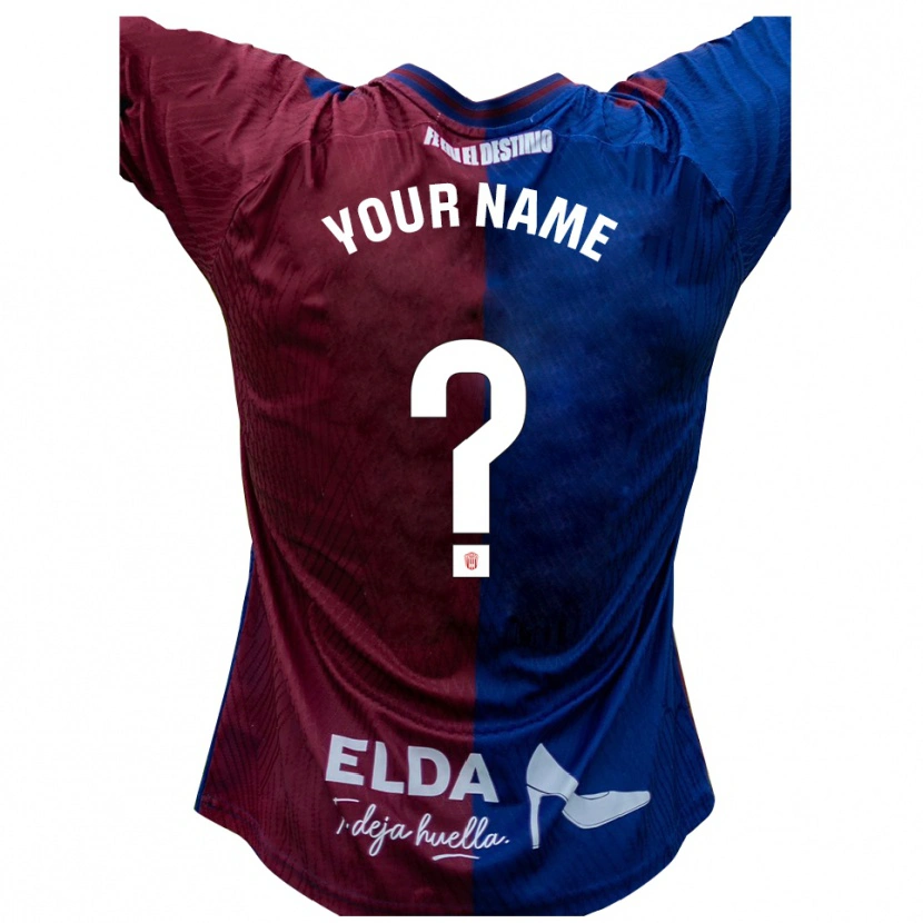 Danxen Mulher Camisola Seu Nome #0 Azul Vermelho Principal 2025/26 Camisa