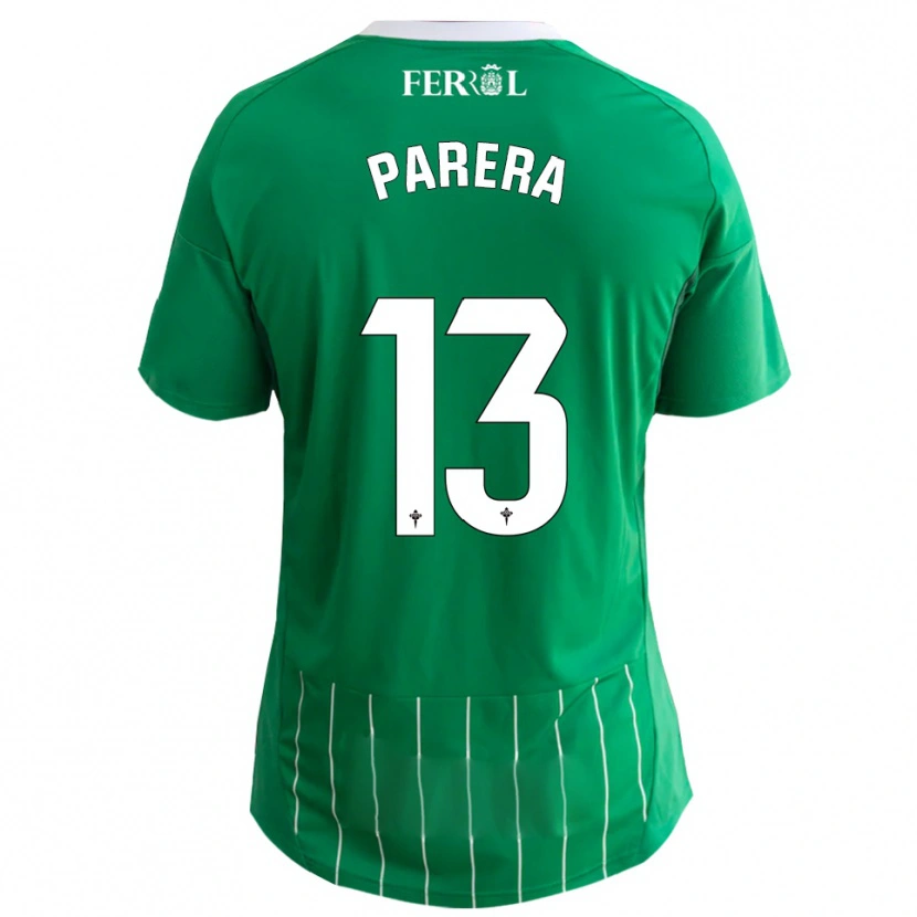 Danxen Mulher Camisola Miquel Parera #13 Verde Branco Principal 2025/26 Camisa