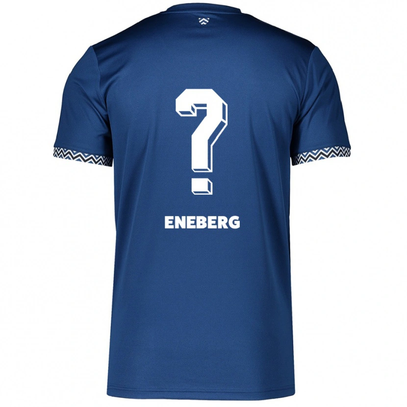 Danxen Mulher Camisola Milan Eneberg #0 Azul Marinho Branco Principal 2025/26 Camisa