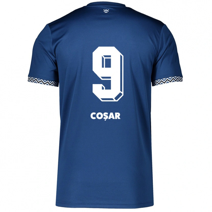 Danxen Mulher Camisola Tanay Coşar #9 Azul Marinho Branco Principal 2025/26 Camisa