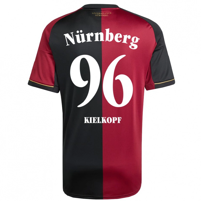 Danxen Mulher Camisola Felix Kielkopf #96 Borgonha Preto Principal 2025/26 Camisa