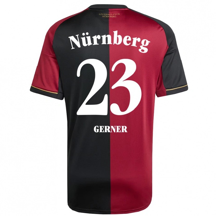 Danxen Mulher Camisola Lucas Gerner #23 Borgonha Preto Principal 2025/26 Camisa