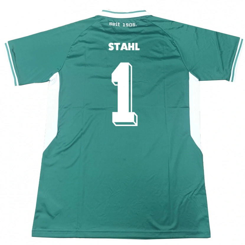 Danxen Mulher Camisola Toni Stahl #1 Verde Branco Principal 2025/26 Camisa