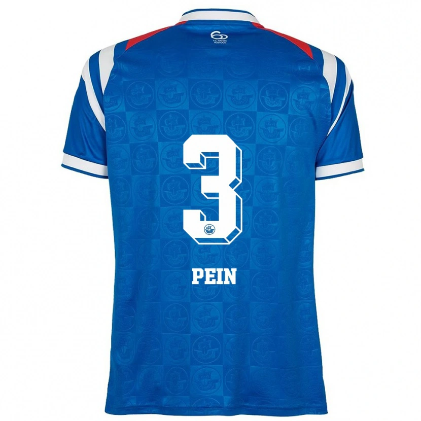 Danxen Mulher Camisola Ria Pein #3 Azul Branco Vermelho Principal 2025/26 Camisa