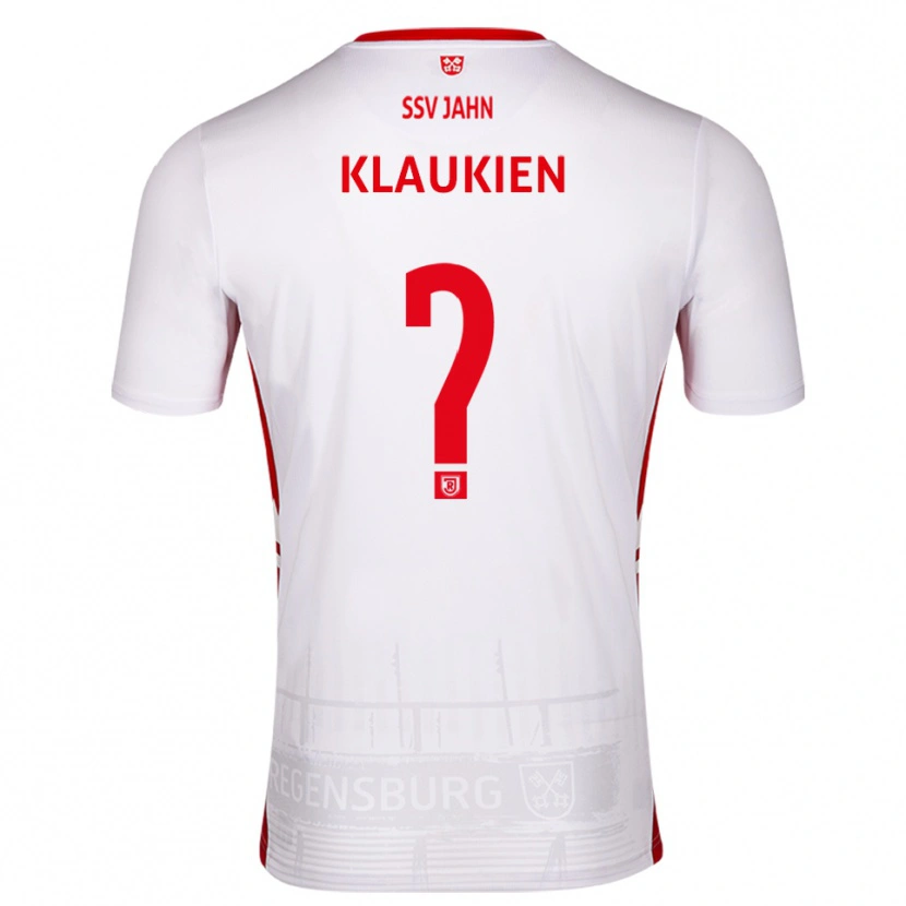 Danxen Mulher Camisola Luca Klaukien #0 Branco Vermelho Principal 2025/26 Camisa