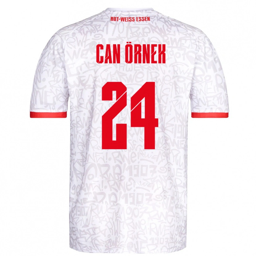 Danxen Mulher Camisola Eray Can Örnek #24 Branco Vermelho Principal 2025/26 Camisa