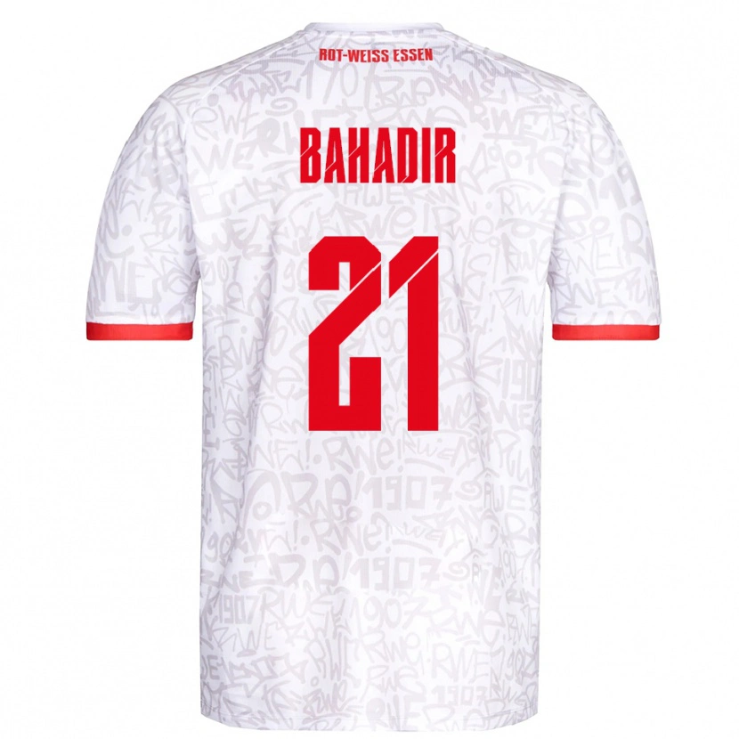 Danxen Mulher Camisola Burak Bahadir #21 Branco Vermelho Principal 2025/26 Camisa