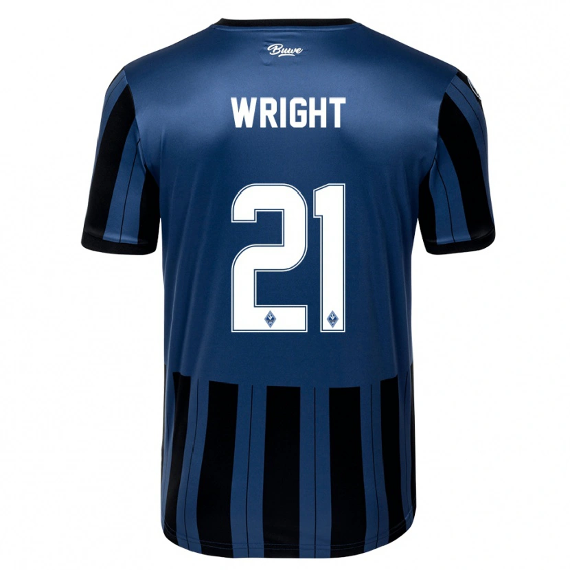 Danxen Mulher Camisola Dean Wright #21 Azul Cinzento Preto Principal 2025/26 Camisa
