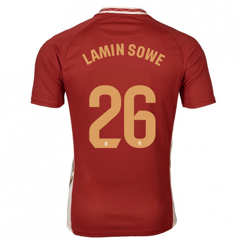 Danxen Mulher Camisola Ba Lamin Sowe #26 Borgonha Dourado Alternativa 2025/26 Camisa