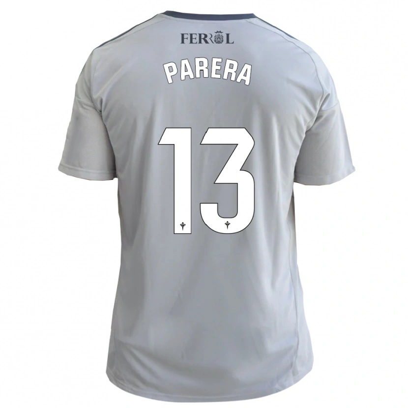 Danxen Mulher Camisola Miquel Parera #13 Cinzento Prateado Alternativa 2025/26 Camisa