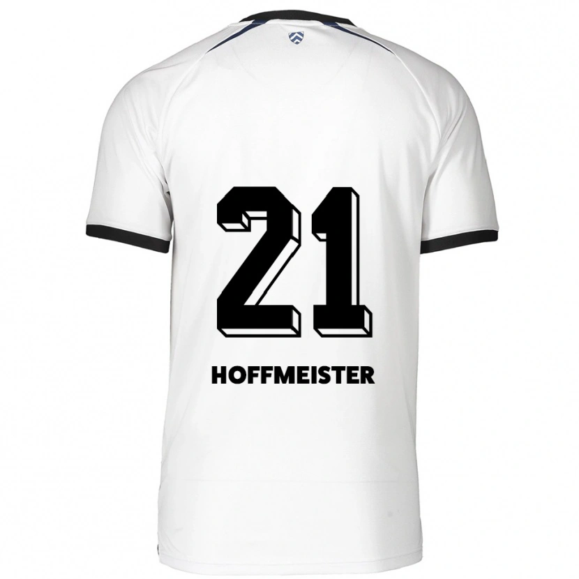 Danxen Mulher Camisola Milan Hoffmeister #21 Branco Preto Alternativa 2025/26 Camisa