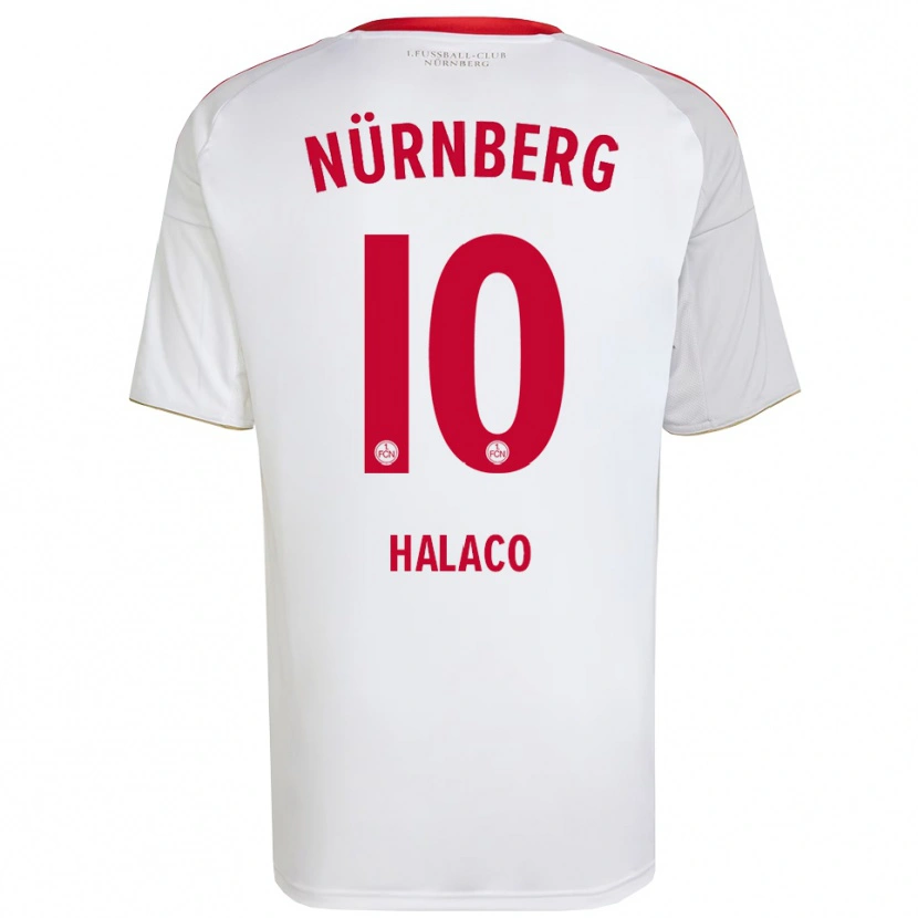 Danxen Mulher Camisola Cem Halaco #10 Branco Vermelho Alternativa 2025/26 Camisa