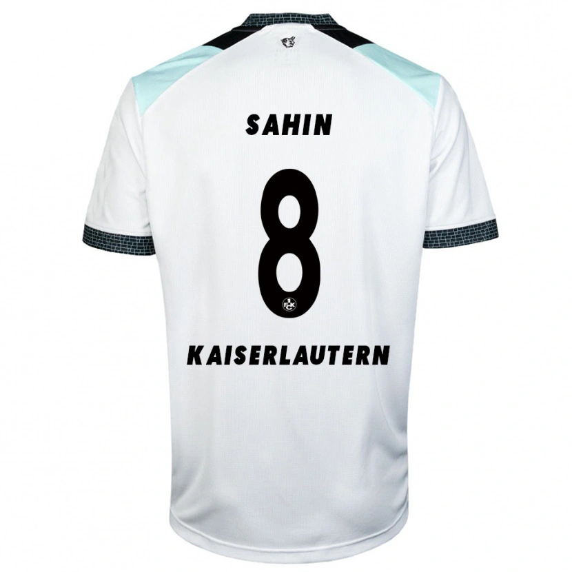 Danxen Mulher Camisola Semih Sahin #8 Branco Preto Alternativa 2025/26 Camisa