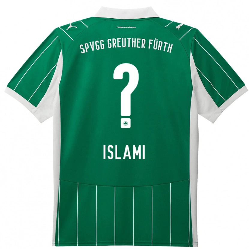 Danxen Mulher Camisola Lorita Islami #0 Verde Branco Alternativa 2025/26 Camisa
