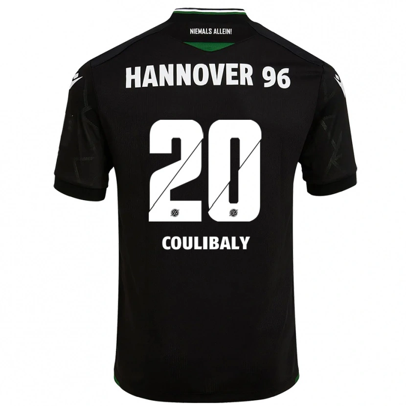 Danxen Mulher Camisola Adam Coulibaly #20 Preto Verde Alternativa 2025/26 Camisa