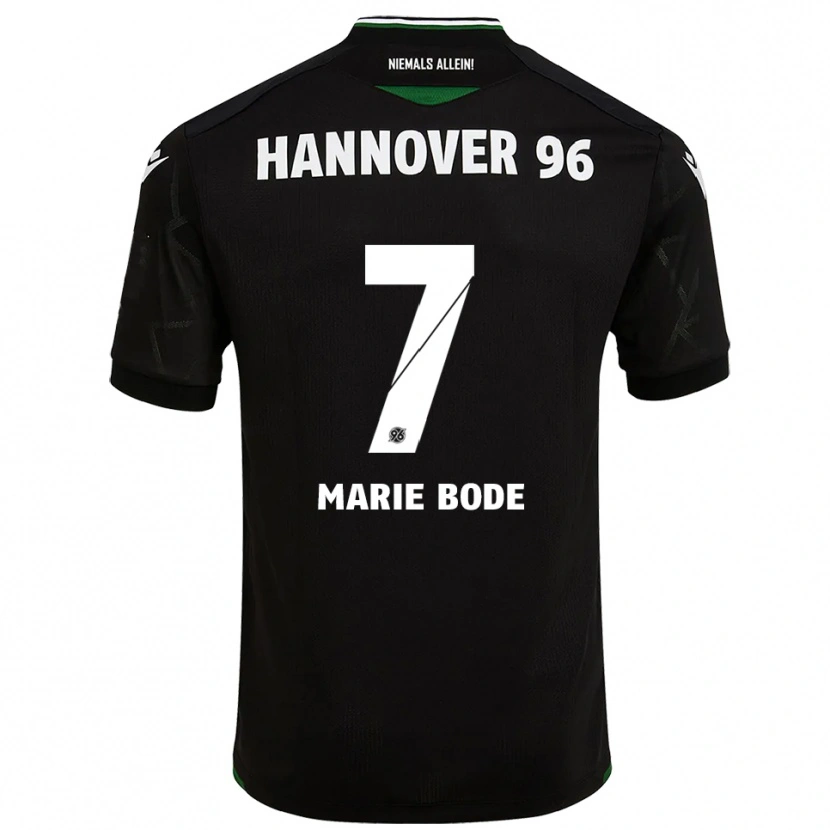 Danxen Mulher Camisola Bente Marie Bode #7 Preto Verde Alternativa 2025/26 Camisa