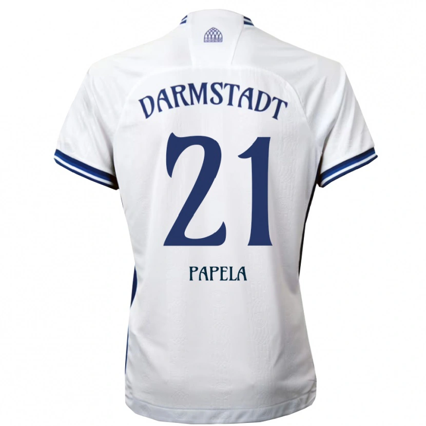 Danxen Mulher Camisola Merveille Papela #21 Branco Azul Alternativa 2025/26 Camisa