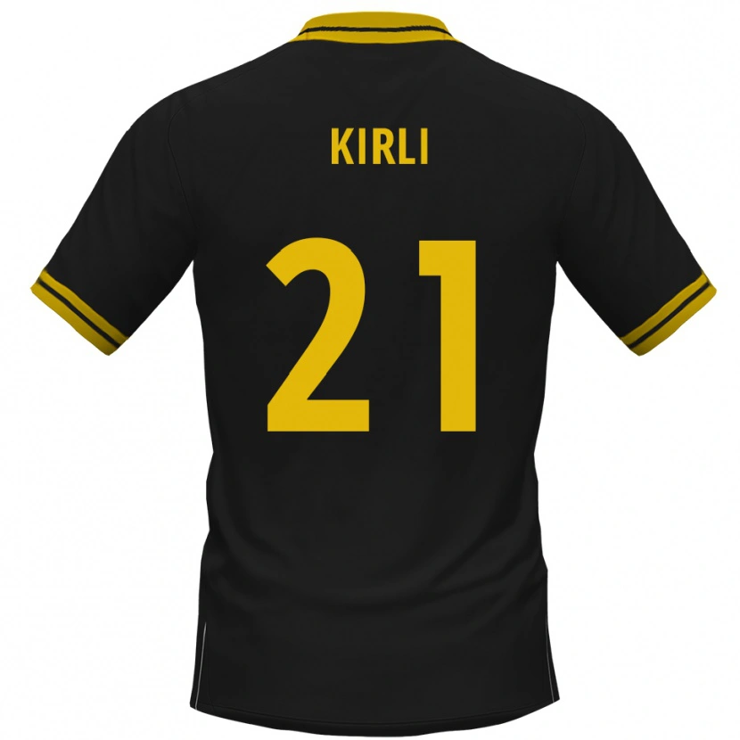 Danxen Mulher Camisola Celil-Noah Kirli #21 Preto Amarelo Alternativa 2025/26 Camisa