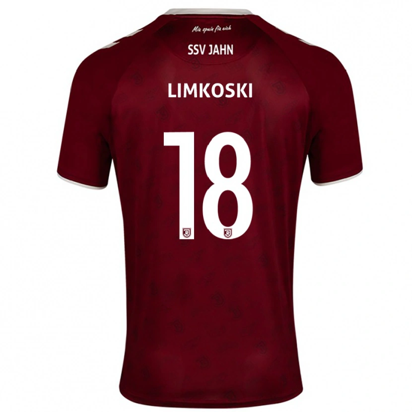 Danxen Mulher Camisola Mubin Limkoski #18 Borgonha Branco Alternativa 2025/26 Camisa