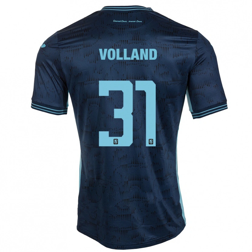 Danxen Mulher Camisola Kevin Volland #31 Azul Royal Alternativa 2025/26 Camisa