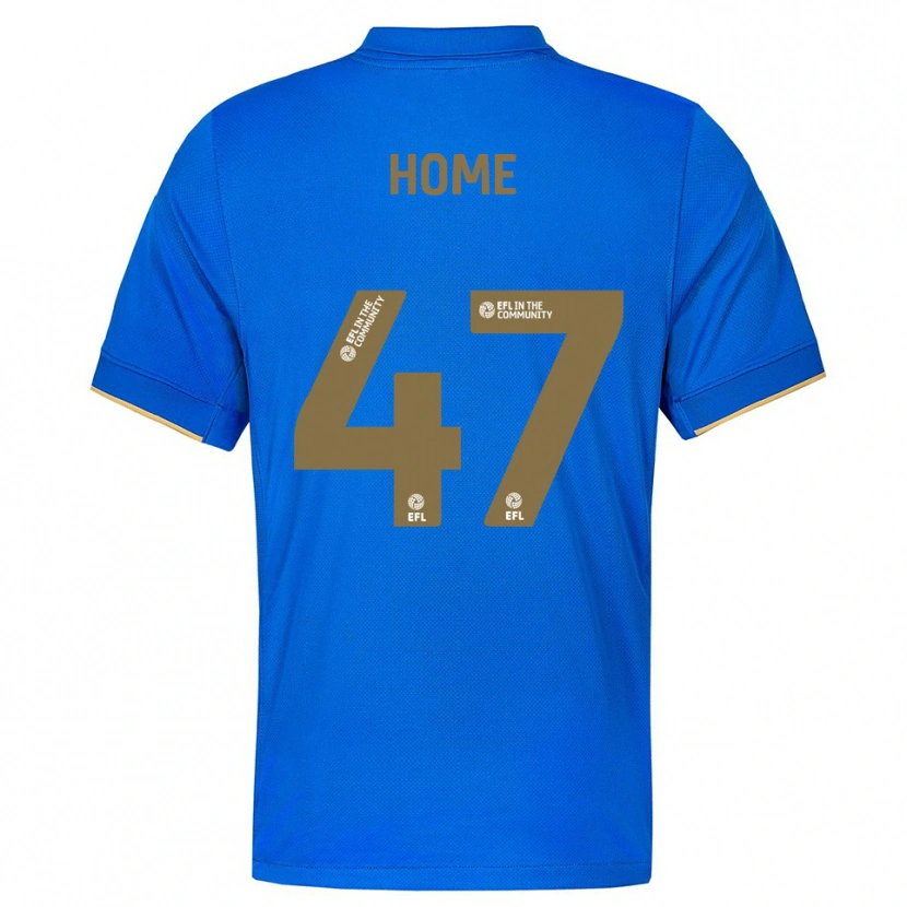 Danxen Criança Camisola Josh Home #47 Azul Dourado Principal 2025/26 Camisa