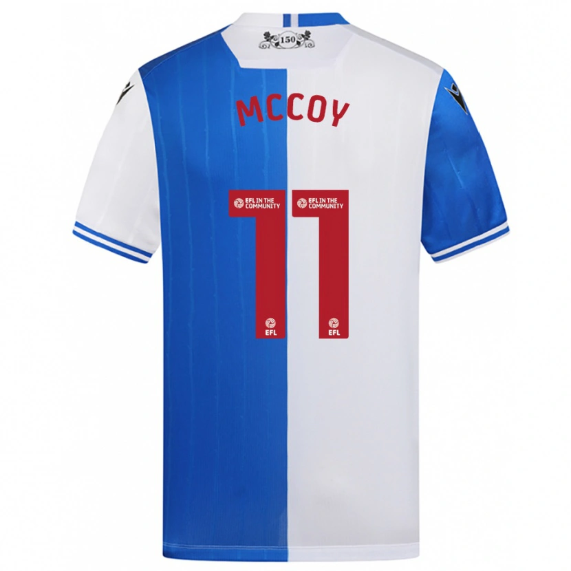 Danxen Criança Camisola Archie Mccoy #11 Azul Branco Principal 2025/26 Camisa