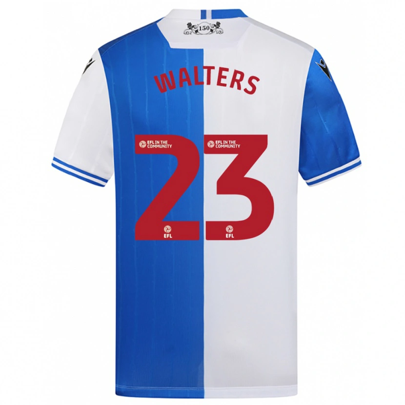 Danxen Criança Camisola Georgia Walters #23 Azul Branco Principal 2025/26 Camisa
