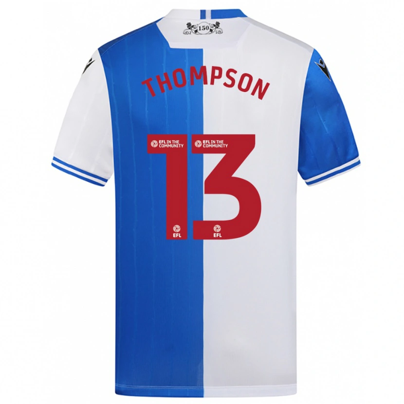 Danxen Criança Camisola Luke Thompson #13 Azul Branco Principal 2025/26 Camisa