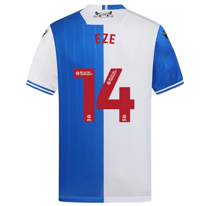 Danxen Criança Camisola Silver Eze #14 Azul Branco Principal 2025/26 Camisa