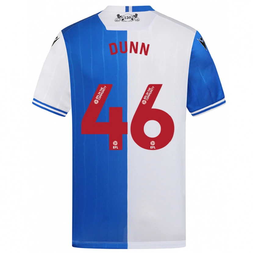 Danxen Criança Camisola Isaac Dunn #46 Azul Branco Principal 2025/26 Camisa