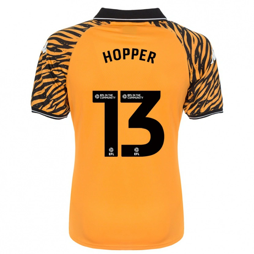 Danxen Criança Camisola Jake Hopper #13 Laranja Preto Principal 2025/26 Camisa