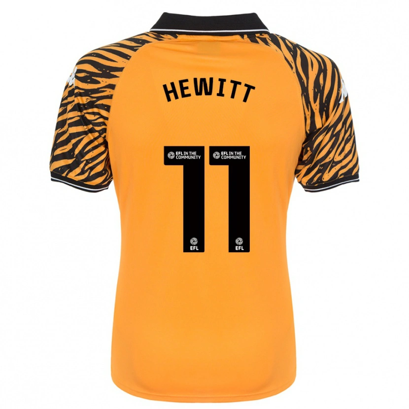 Danxen Criança Camisola Stan Hewitt #11 Laranja Preto Principal 2025/26 Camisa