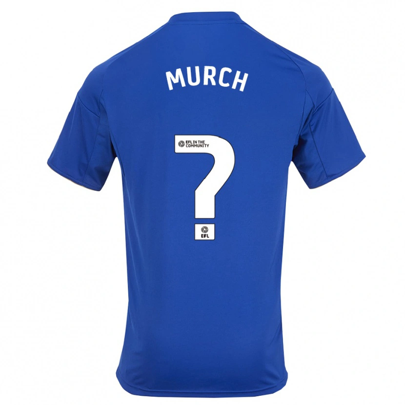 Danxen Criança Camisola Oliver Murch #0 Azul Dourado Principal 2025/26 Camisa