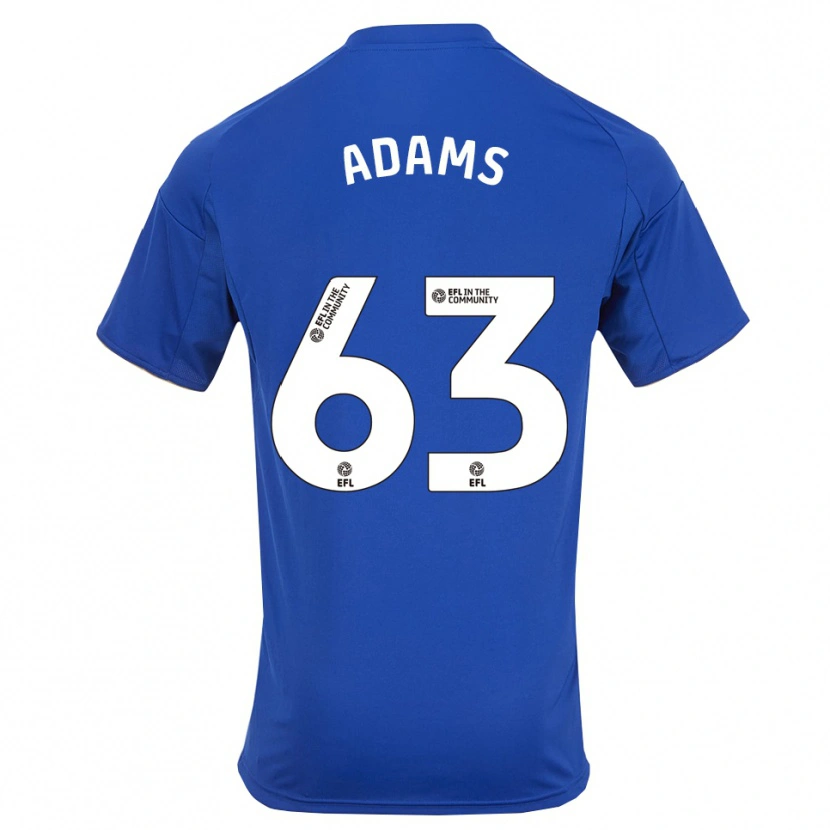 Danxen Criança Camisola Bayli Spencer Adams #63 Azul Dourado Principal 2025/26 Camisa