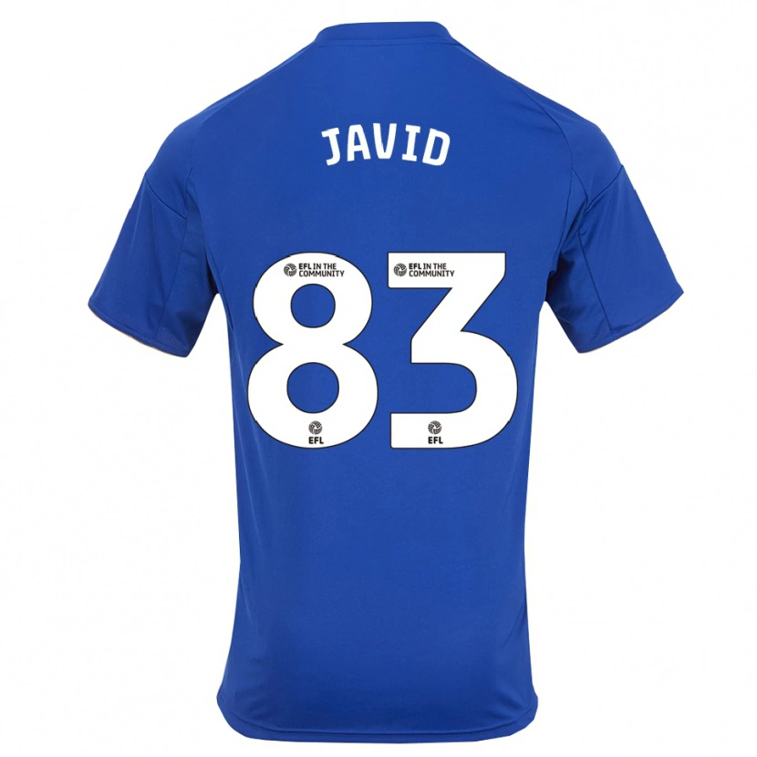 Danxen Criança Camisola Abdullah Javid #83 Azul Dourado Principal 2025/26 Camisa
