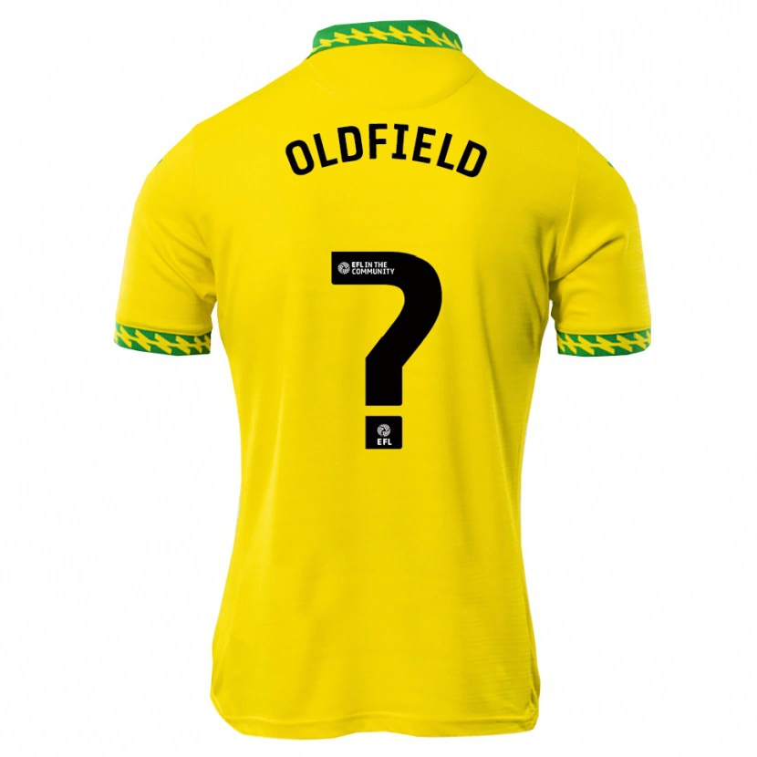 Danxen Criança Camisola Oliver Oldfield #0 Branco Verde Principal 2025/26 Camisa