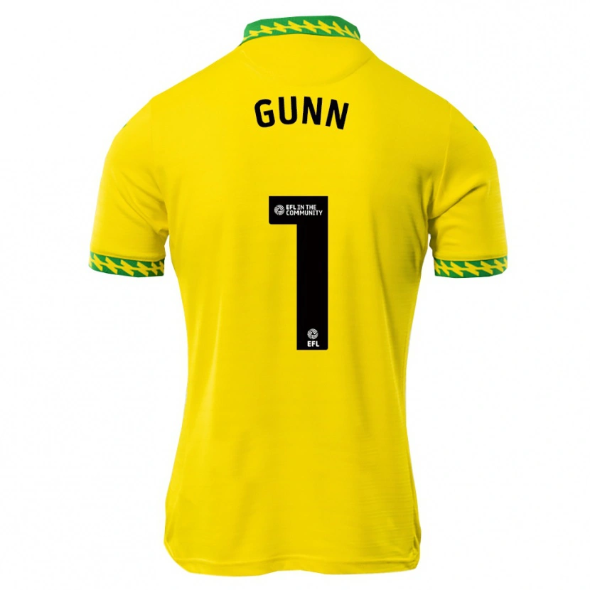 Danxen Criança Camisola Angus Gunn #1 Branco Verde Principal 2025/26 Camisa
