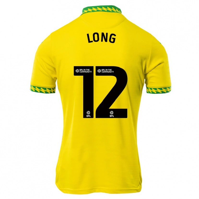 Danxen Criança Camisola George Long #12 Branco Verde Principal 2025/26 Camisa