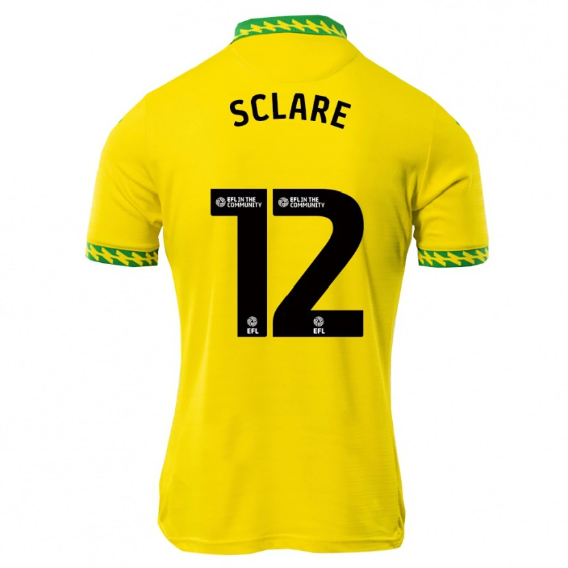 Danxen Criança Camisola Zach Sclare #12 Branco Verde Principal 2025/26 Camisa