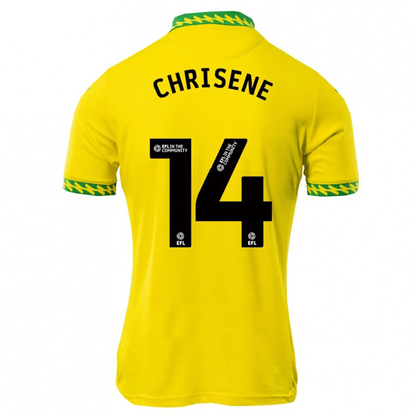 Danxen Criança Camisola Ben Chrisene #14 Branco Verde Principal 2025/26 Camisa