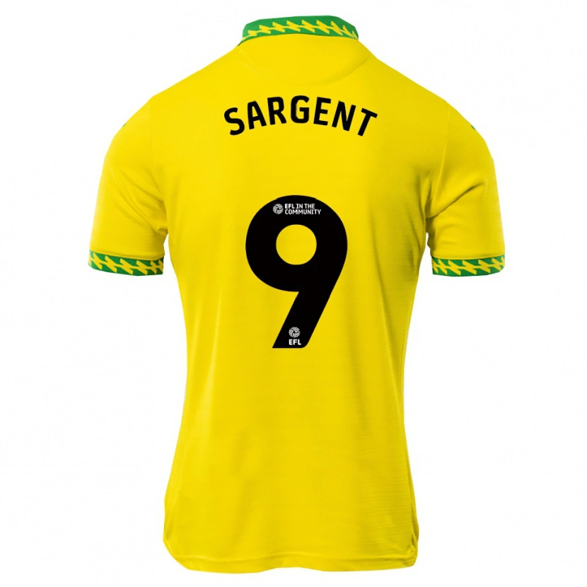 Danxen Criança Camisola Josh Sargent #9 Branco Verde Principal 2025/26 Camisa