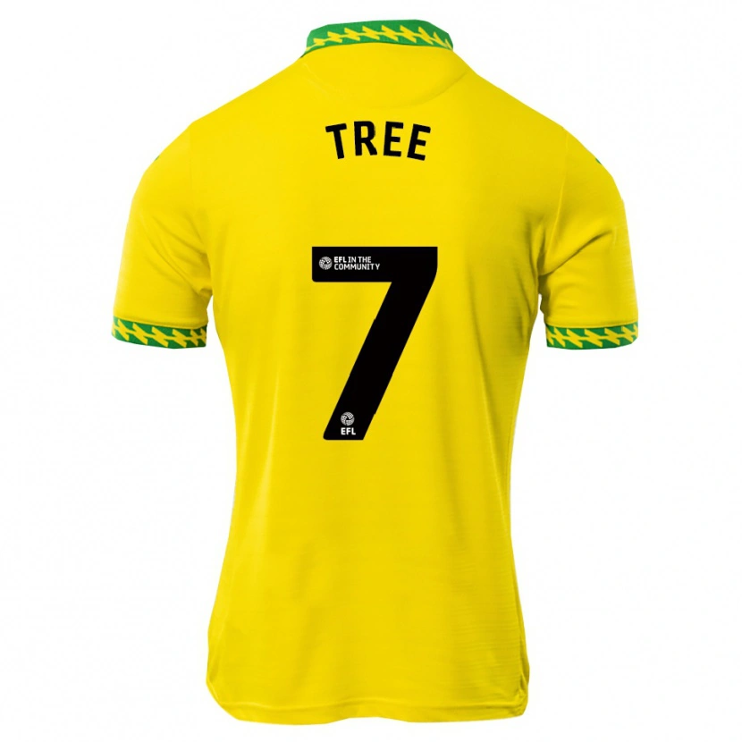 Danxen Criança Camisola Ben Tree #7 Branco Verde Principal 2025/26 Camisa