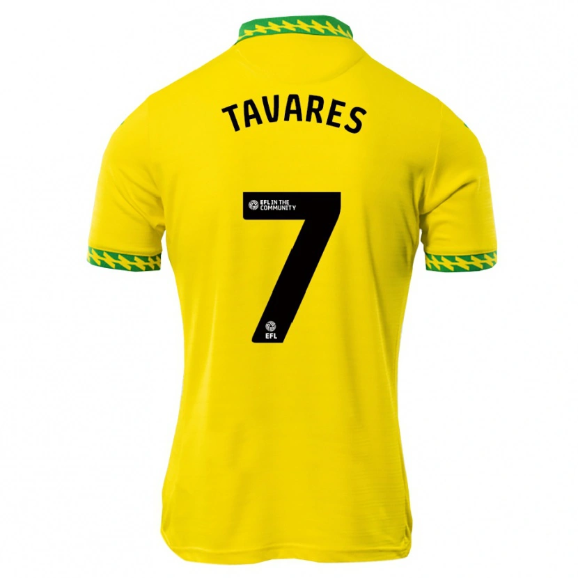 Danxen Criança Camisola Ajay Tavares #7 Branco Verde Principal 2025/26 Camisa