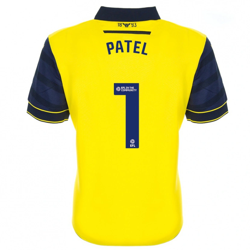 Danxen Criança Camisola Ajae Patel #1 Amarelo Azul Marinho Principal 2025/26 Camisa