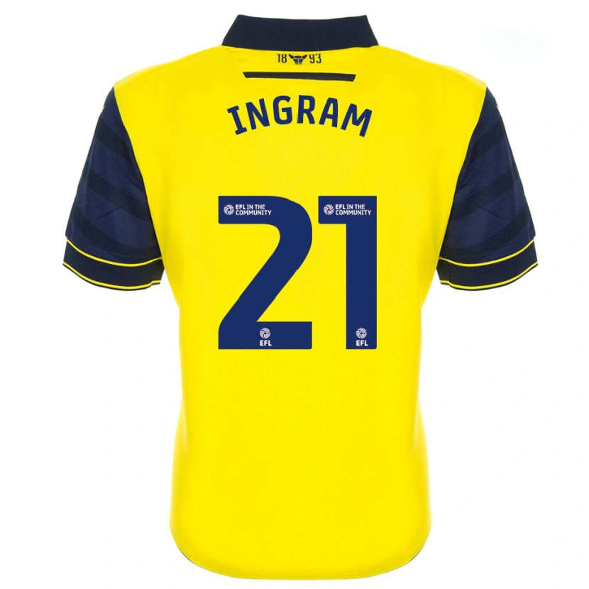 Danxen Criança Camisola Matt Ingram #21 Amarelo Azul Marinho Principal 2025/26 Camisa