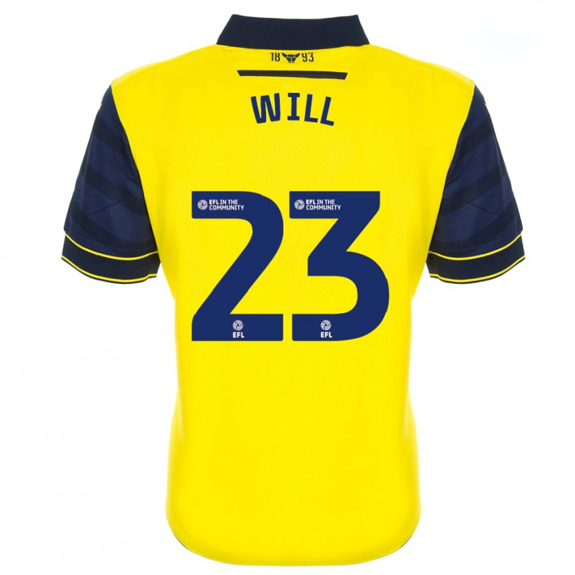 Danxen Criança Camisola Merrick Will #23 Amarelo Azul Marinho Principal 2025/26 Camisa