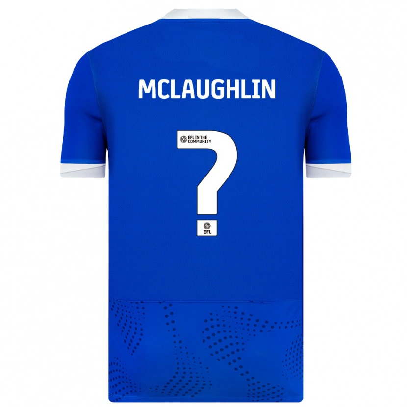 Danxen Criança Camisola Erin Mclaughlin #0 Azul Branco Principal 2025/26 Camisa